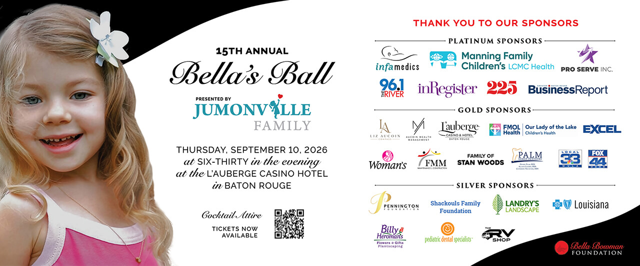 15th Annual Bella's Ball Poster